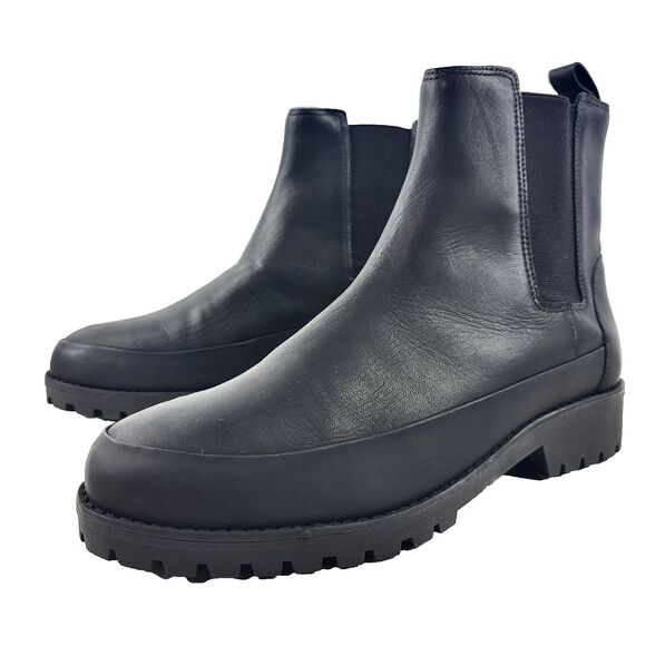 Rebecca Allen The All Weather Fashion Ankle Chelsea Boot Black Size 8.5 - Picture 1 of 12